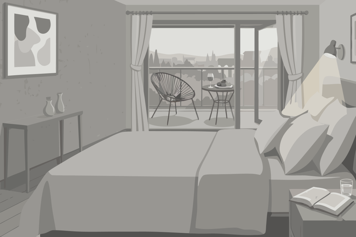 Caribbean King Room with Terrace and Ocean View